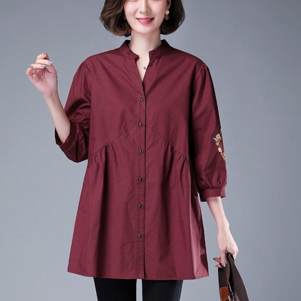 women's blouses & shirts 2021 spring autumn long-sleeved women middle-aged elderly mothers plus size casual 3a, White
women's blouses & shirts 2021 spring autumn long-sleeved women middle-aged elderly mothers plus size casual 3a, White