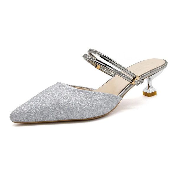 office lady dress shoes women thin heel pointed toe solid color bling sandals concise slingback pumps, Black
office lady dress shoes women thin heel pointed toe solid color bling sandals concise slingback pumps, Black