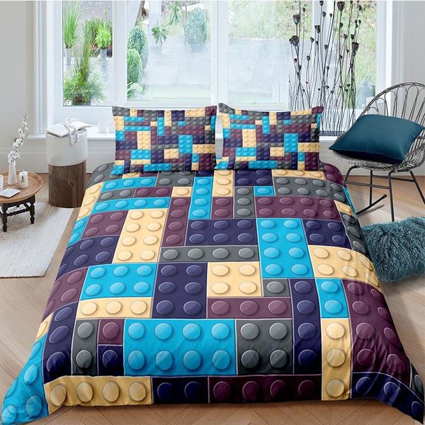 bedding sets block set geometric print colorful bed duvet cover twin full king size linen bedclothes (no sheet
bedding sets block set geometric print colorful bed duvet cover twin full king size linen bedclothes (no sheet