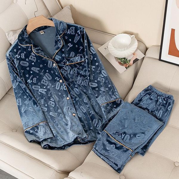 women sleepwear velour pajamas set long sleeve shirt amp pants autumn 2pcs female velvet pyjamas suit causal home clothes, Black;red
women sleepwear velour pajamas set long sleeve shirt amp pants autumn 2pcs female velvet pyjamas suit causal home clothes, Black;red