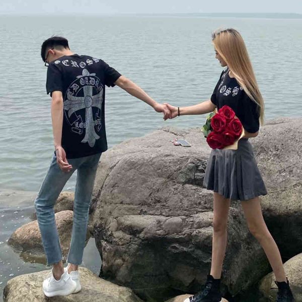 new summer croxins couple's fashion round neck print t-shirt spirit boy sanskrit style short sleeve, White;black
new summer croxins couple's fashion round neck print t-shirt spirit boy sanskrit style short sleeve, White;black