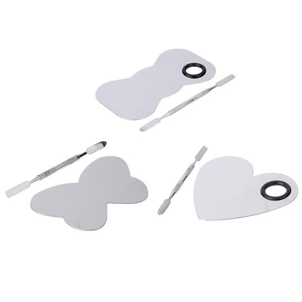 nail art kits stainless steel makeup pigment palette stamping plate gel polish spatula manicure foundation mixing board
nail art kits stainless steel makeup pigment palette stamping plate gel polish spatula manicure foundation mixing board