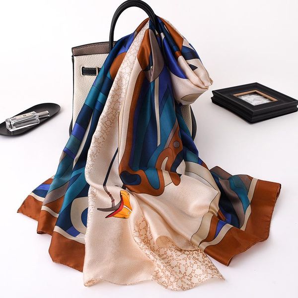 scarves 2021 women imitation silk scarf patchwork print shawls office lady soft wraps female headscarf beach towel 90x180cm, Blue;gray
scarves 2021 women imitation silk scarf patchwork print shawls office lady soft wraps female headscarf beach towel 90x180cm, Blue;gray