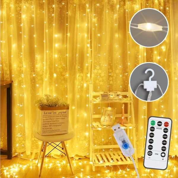 strings led curtain garland string lights usb battery remote festoon wedding party christmas decorations room year's decor
strings led curtain garland string lights usb battery remote festoon wedding party christmas decorations room year's decor