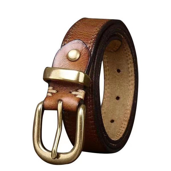 belts 2.8cm wide belt women's leather pin buckle pure cowhide retro distressed fashion all-matching, Black;brown
belts 2.8cm wide belt women's leather pin buckle pure cowhide retro distressed fashion all-matching, Black;brown