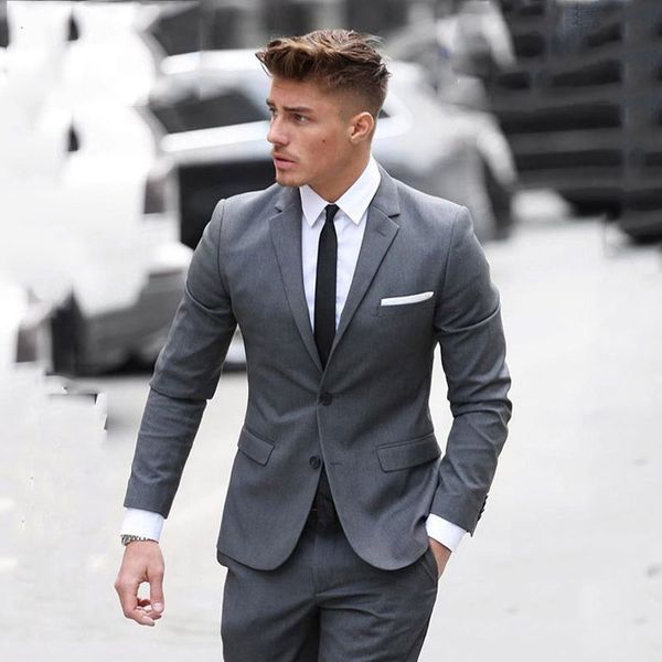 men's suits & blazers grey classic for business slim fit groom tuxedos 2piece jacket pants costume homme terno masculino male 849f, White;black
men's suits & blazers grey classic for business slim fit groom tuxedos 2piece jacket pants costume homme terno masculino male 849f, White;black