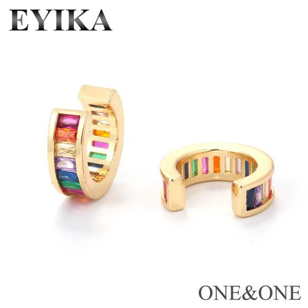 stud eyika retro rainbow earring filled colorful cubic zirconia ear clip fashion women jewelry delicate earrings for party/gift, Golden;silver
stud eyika retro rainbow earring filled colorful cubic zirconia ear clip fashion women jewelry delicate earrings for party/gift, Golden;silver