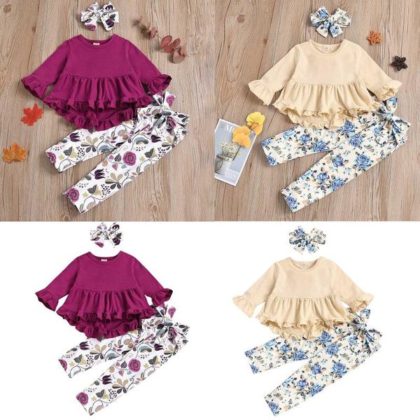 clothing sets born baby flying sleeve floral print trousers long headband girl suit ensemble enfant fille conjunto niña 2021, White
clothing sets born baby flying sleeve floral print trousers long headband girl suit ensemble enfant fille conjunto niña 2021, White