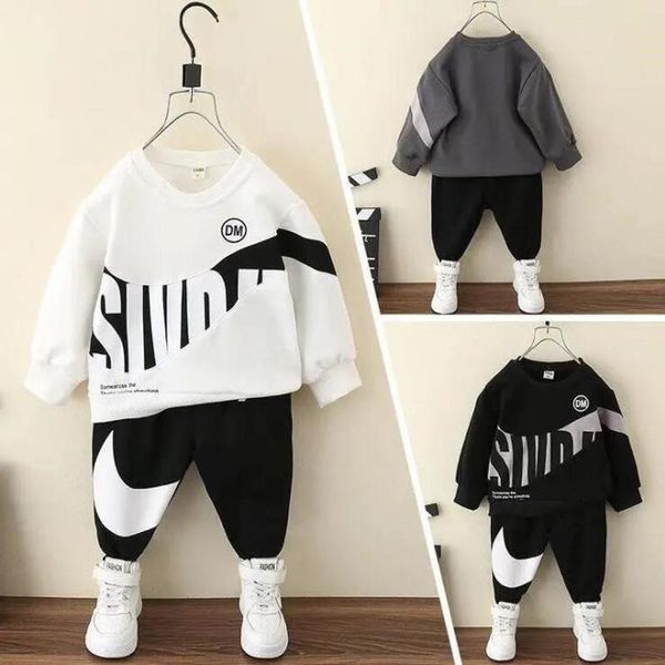 clothing sets 2021 autumn fashion boy clothes cotton long sleeve 2pcs tracksuit kid sport suit for children, White
clothing sets 2021 autumn fashion boy clothes cotton long sleeve 2pcs tracksuit kid sport suit for children, White