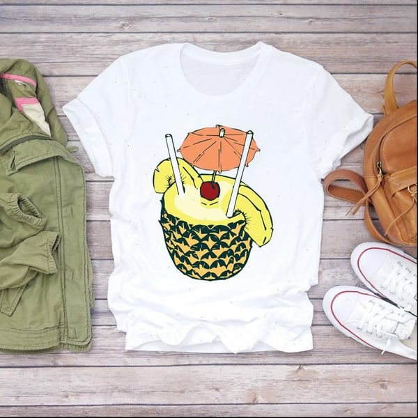 women t shirts juice sweet cute print summer pineapple fruit camisa shirt ladies womens graphic female tee, White
women t shirts juice sweet cute print summer pineapple fruit camisa shirt ladies womens graphic female tee, White
