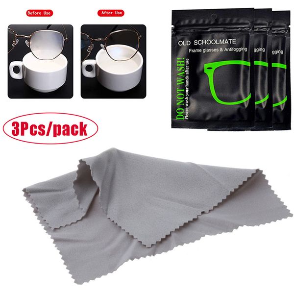 Eyewear Accessories 3Pcs/pack Nano Anti-fog Glasses Cloth Reusable Glasses Wipes Lens Cloth Defogger Eyeglasses Wipe Pre-moistened Wiping
Eyewear Accessories 3Pcs/pack Nano Anti-fog Glasses Cloth Reusable Glasses Wipes Lens Cloth Defogger Eyeglasses Wipe Pre-moistened Wiping