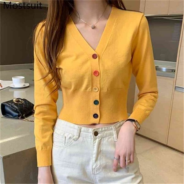v-neck knitted short cardigans sweater women spring full sleeve solid slim elegant colorful buttons jumpers femme 210513, White;black
v-neck knitted short cardigans sweater women spring full sleeve solid slim elegant colorful buttons jumpers femme 210513, White;black