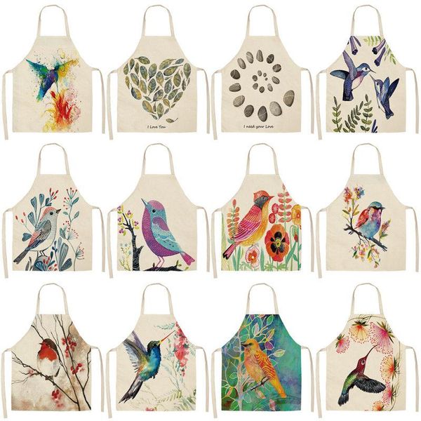 aprons 1pcs bird flower branch printed kitchen for women household cleaning accessories cotton linen cooking apron 53*65cm a1023
aprons 1pcs bird flower branch printed kitchen for women household cleaning accessories cotton linen cooking apron 53*65cm a1023