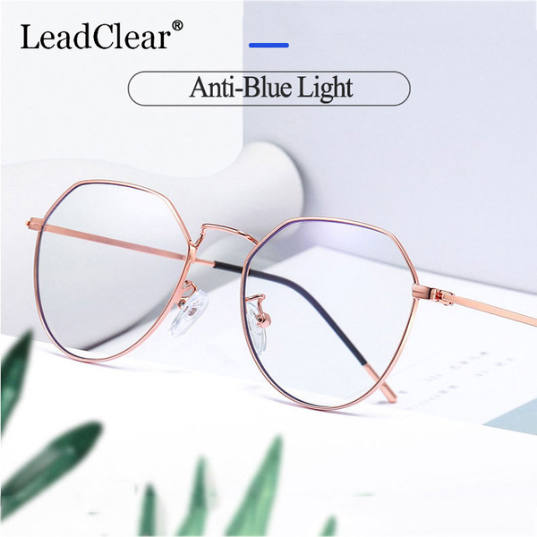 anti-blue light and anti-radiation computer glasses men women style alloy frame eyewear myopia spectacles fashion sunglasses frames, Black