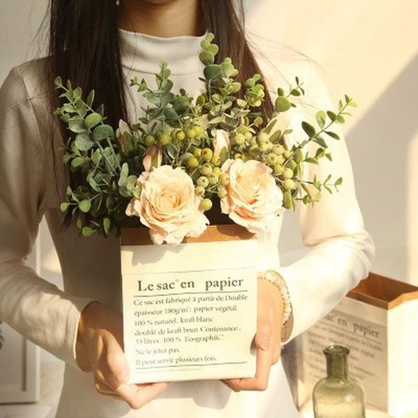 decorative flowers & wreaths nordic pastoral rose bouquet imitation flower decoration wedding handhold fake dried
decorative flowers & wreaths nordic pastoral rose bouquet imitation flower decoration wedding handhold fake dried