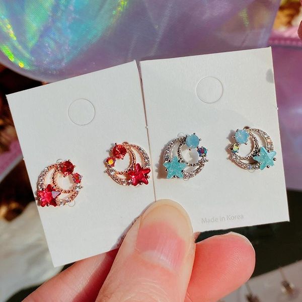wholesale korean fashion cute star crystal stud earrings for women girls sweet circle boucle d'oreille jewelry gifts, Golden;silver
wholesale korean fashion cute star crystal stud earrings for women girls sweet circle boucle d'oreille jewelry gifts, Golden;silver
