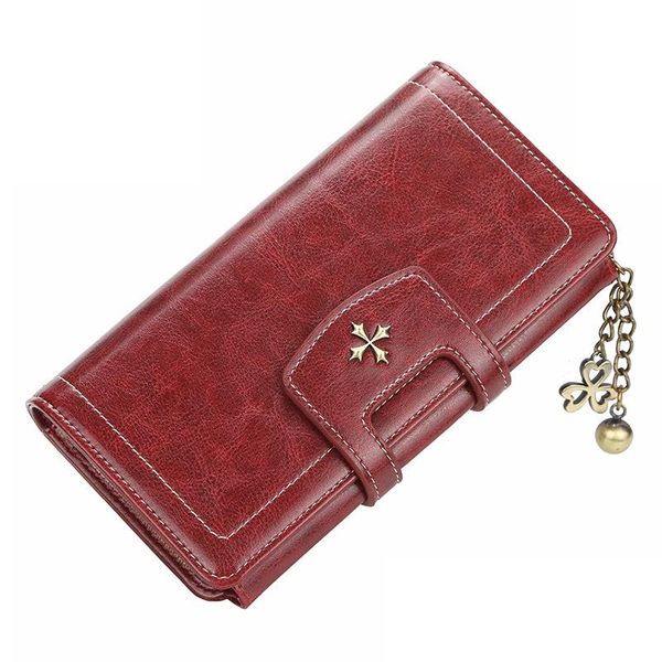 wallets fashion women long wallet retro leather zipper female purse with card holder lady vallet clutch coin money bag, Red;black
wallets fashion women long wallet retro leather zipper female purse with card holder lady vallet clutch coin money bag, Red;black