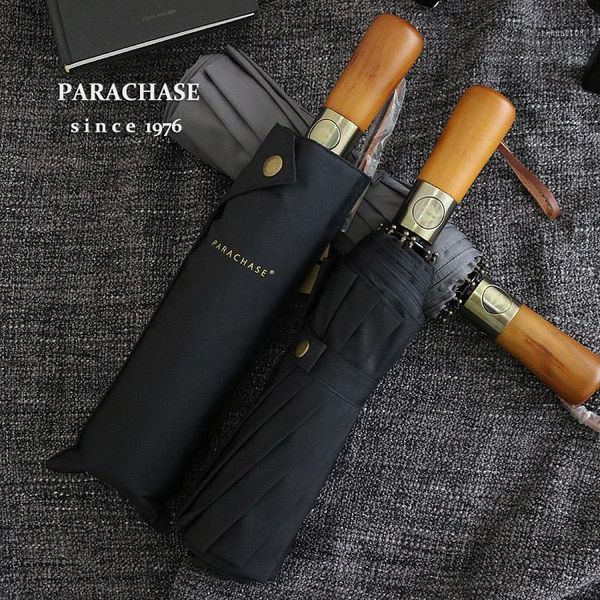 umbrellas large automatic umbrella rain wooden strong storm handle women windproof folding gift 114cm y6s1
umbrellas large automatic umbrella rain wooden strong storm handle women windproof folding gift 114cm y6s1