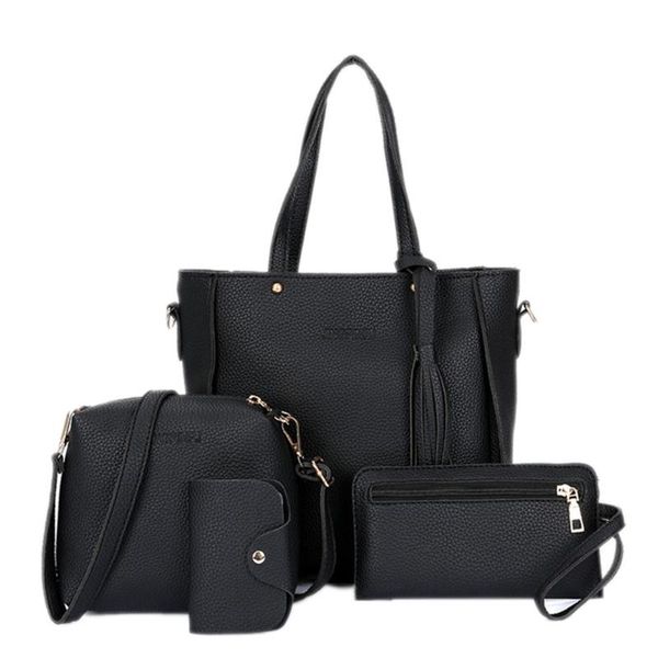 4pcs/set women bags large capacity cosmetic bag set tassel handbag fashion shoulder purse ladies crossbody black red & cases
4pcs/set women bags large capacity cosmetic bag set tassel handbag fashion shoulder purse ladies crossbody black red & cases