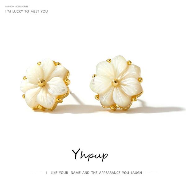stud yhpup natural shell flower earrings korean exquisite gold small for women girls party boucle d'oreille femme, Golden;silver
stud yhpup natural shell flower earrings korean exquisite gold small for women girls party boucle d'oreille femme, Golden;silver