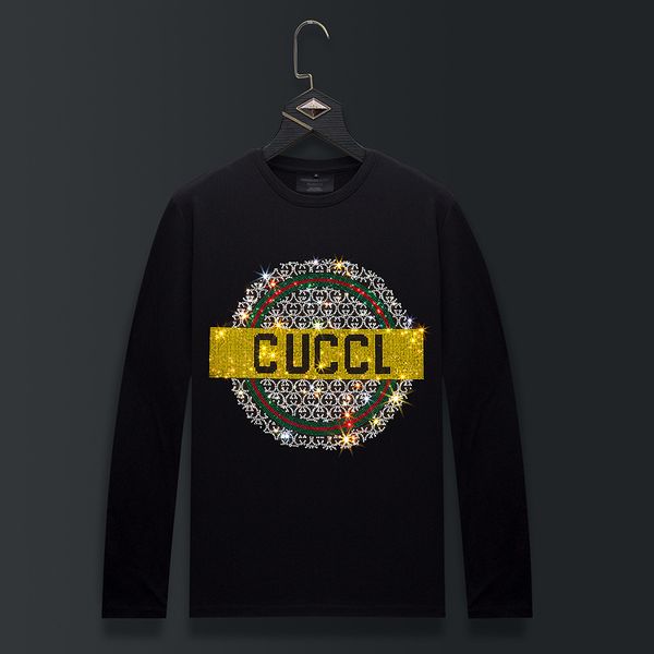 fashion fleece hoodies drill long sleeve t shirt men's brand spring round neck ice silk bottom thin handsome top, Black
fashion fleece hoodies drill long sleeve t shirt men's brand spring round neck ice silk bottom thin handsome top, Black
