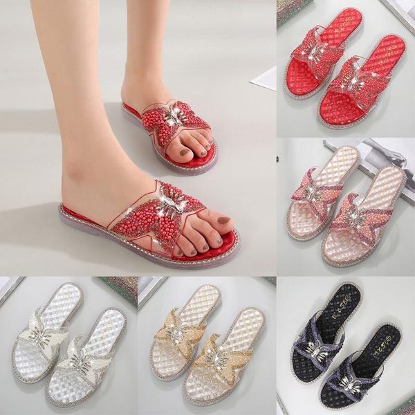 slippers women's ladies fashion girls bling crystal pearl flat slipper casual shoes, Black
slippers women's ladies fashion girls bling crystal pearl flat slipper casual shoes, Black