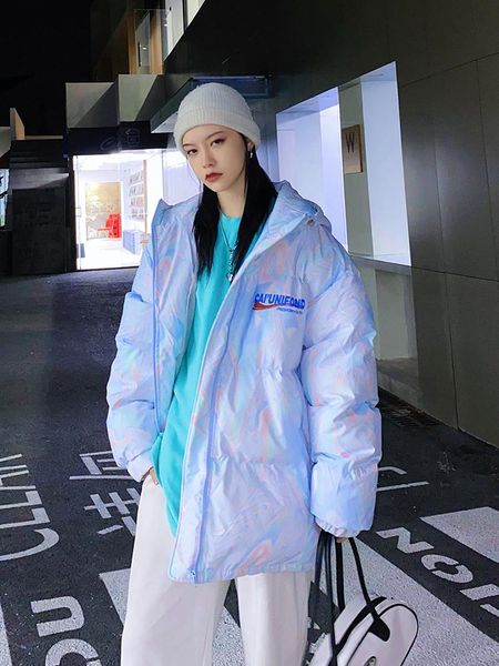 women's down & parkas bf style loose tie-dyed gradient student winter coat fashion long sleeve warm hooded jacket cool girl high street, Black
women's down & parkas bf style loose tie-dyed gradient student winter coat fashion long sleeve warm hooded jacket cool girl high street, Black
