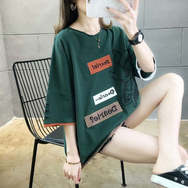women's t-shirt kekeplus store casual loose cotton t-shirts for women short sleeve o-neck summer simple tee ladies basic korean shirt 2, White
women's t-shirt kekeplus store casual loose cotton t-shirts for women short sleeve o-neck summer simple tee ladies basic korean shirt 2, White