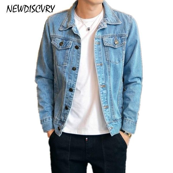 men's jackets discvry jeans 2021 autumn brand fashion slin fit men denim coat retro male cowboy man classic outwear clothing, Black;brown
men's jackets discvry jeans 2021 autumn brand fashion slin fit men denim coat retro male cowboy man classic outwear clothing, Black;brown