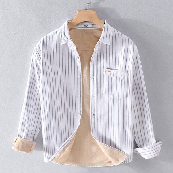 men's casual shirts suehaiwe's brand italy style long-sleeve striped men fashion plus velvet warm shirt for camisa masculina, White;black
men's casual shirts suehaiwe's brand italy style long-sleeve striped men fashion plus velvet warm shirt for camisa masculina, White;black