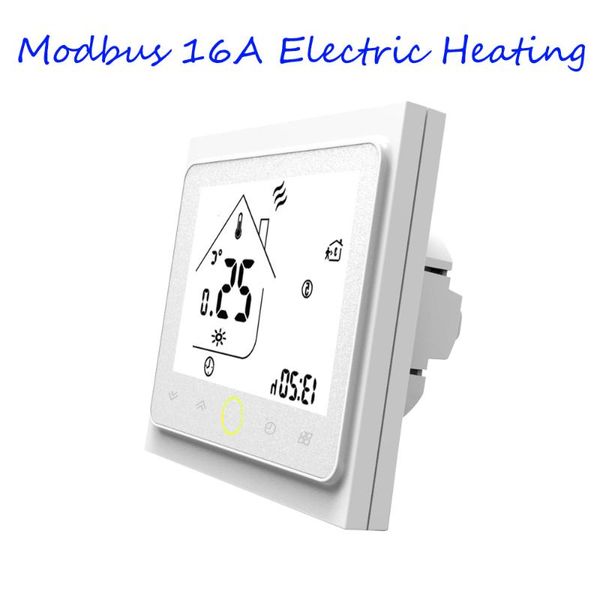 smart home control thermostat programmable modbus communication ntc sensor 16a electric heating lcd touch screen winter room temperature
smart home control thermostat programmable modbus communication ntc sensor 16a electric heating lcd touch screen winter room temperature