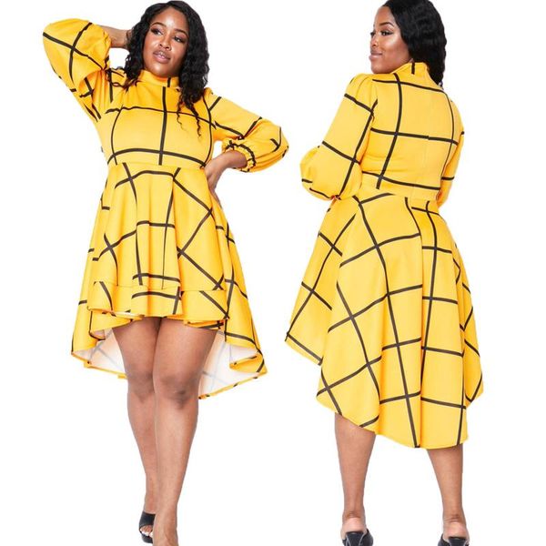 casual dresses plus size women's clothing european and american fashion big plaid dress long sleeve swing, Black;gray
casual dresses plus size women's clothing european and american fashion big plaid dress long sleeve swing, Black;gray