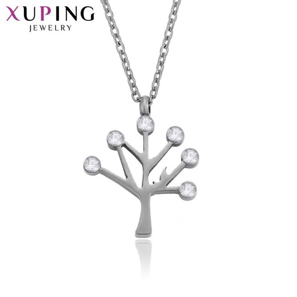 pendant necklaces xuping fashion tree shape necklace with environmental copper for women valentine's day jewelry gift 43490, Silver
pendant necklaces xuping fashion tree shape necklace with environmental copper for women valentine's day jewelry gift 43490, Silver