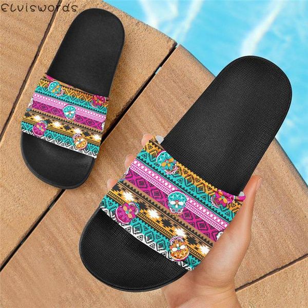 fashion african ethnic tribe style pattern comfortable summer slides for women casual ladies house flip flops soft slippers, Black
fashion african ethnic tribe style pattern comfortable summer slides for women casual ladies house flip flops soft slippers, Black