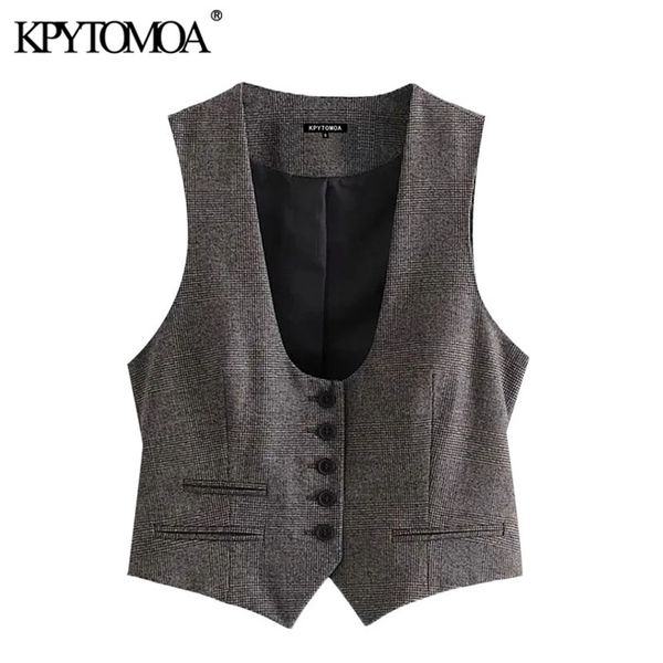 women fashion single breasted check waistcoat sleeveless back tab female vest coat chic 210420, White
women fashion single breasted check waistcoat sleeveless back tab female vest coat chic 210420, White