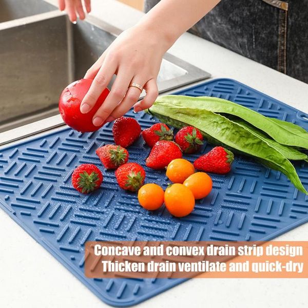mats & pads silicone dish drying mat drain pad water filter table placemat heat resistant non-slip tray kitchen counter protection
mats & pads silicone dish drying mat drain pad water filter table placemat heat resistant non-slip tray kitchen counter protection