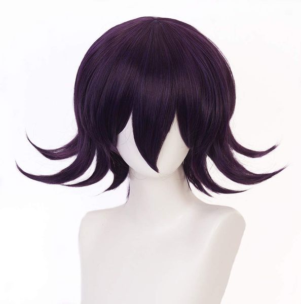 danganronpa v3 killing harmony ouma kokichi short wig cosplay costume dangan ronpa synthetic hair halloween party wig + wig cap, Black
danganronpa v3 killing harmony ouma kokichi short wig cosplay costume dangan ronpa synthetic hair halloween party wig + wig cap, Black
