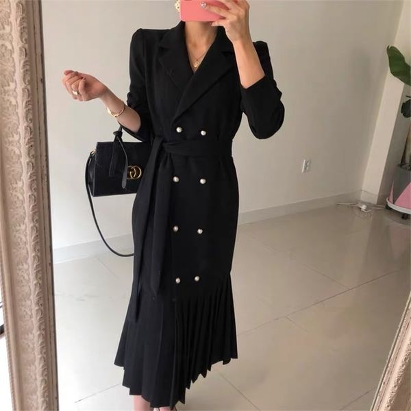 fashion women's dress autumn and winter retro temperament elegant suit-style waist light mature style 210520, Black;gray
fashion women's dress autumn and winter retro temperament elegant suit-style waist light mature style 210520, Black;gray
