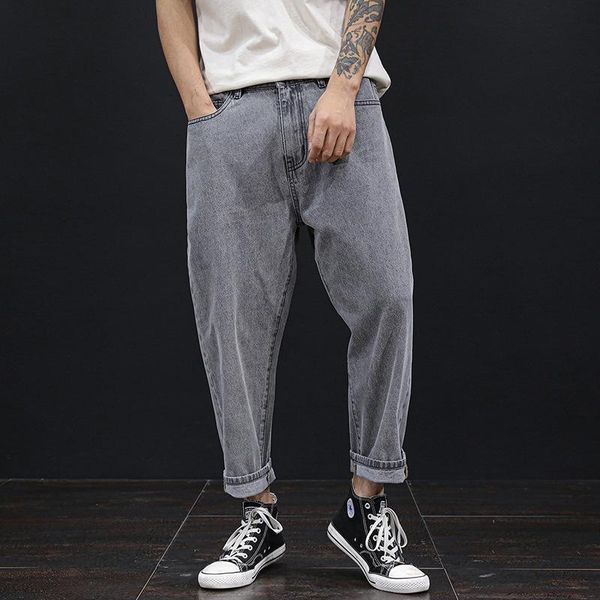 men's jeans brand denim pants men spring summer cargo streetwear jogger hip hop baggy harem jean trousers plus size 42, Blue
men's jeans brand denim pants men spring summer cargo streetwear jogger hip hop baggy harem jean trousers plus size 42, Blue