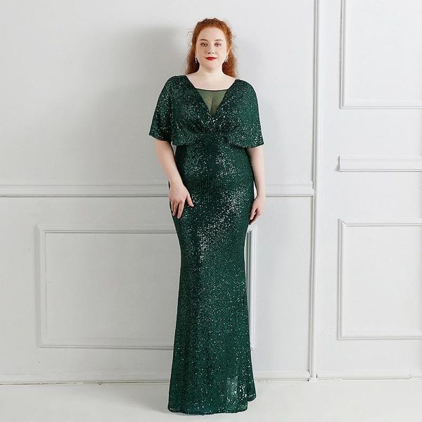 party dresses sparkle sequin evening dress plus size v neck short sleeve mermaid wedding green formal prom, White;black
party dresses sparkle sequin evening dress plus size v neck short sleeve mermaid wedding green formal prom, White;black