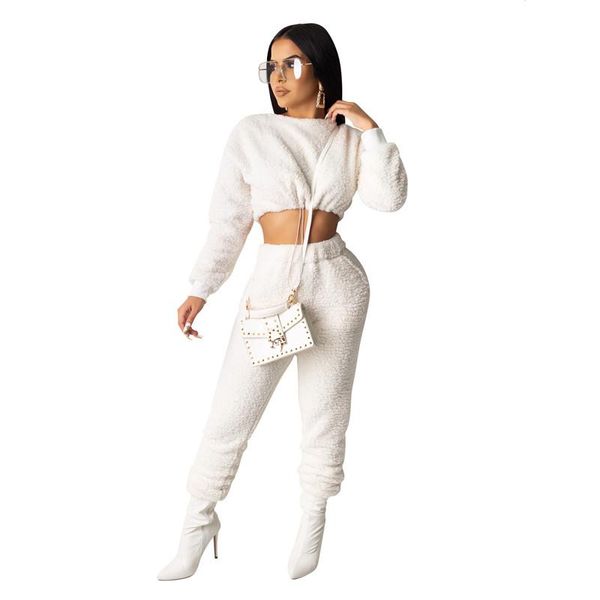 two piece dress autumn winter women set full sleeve bubble velvet tracksuit pants suit streetwear sportswear fitness outfits, White
two piece dress autumn winter women set full sleeve bubble velvet tracksuit pants suit streetwear sportswear fitness outfits, White