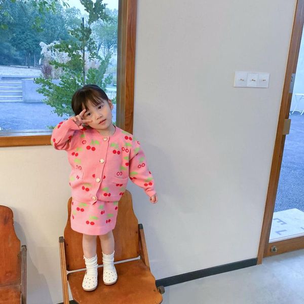 clothing sets children's 2021 spring girl's knitted suit female baby long-sleeved short skirt two-piece, White
clothing sets children's 2021 spring girl's knitted suit female baby long-sleeved short skirt two-piece, White