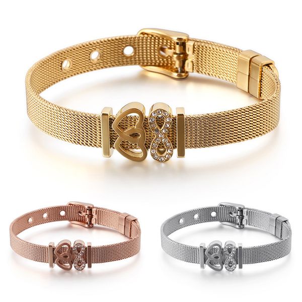 fashion stainless steel couple mesh hollow to love anchor charm fine bracelets jewelry decoration gift, Black
fashion stainless steel couple mesh hollow to love anchor charm fine bracelets jewelry decoration gift, Black