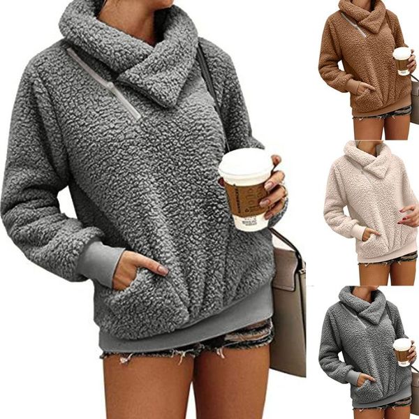 women's hoodies & sweatshirts plus size women scarf collar big solid sweatshirt harajuku oversized fleece loose plush winter female #t, Black
women's hoodies & sweatshirts plus size women scarf collar big solid sweatshirt harajuku oversized fleece loose plush winter female #t, Black
