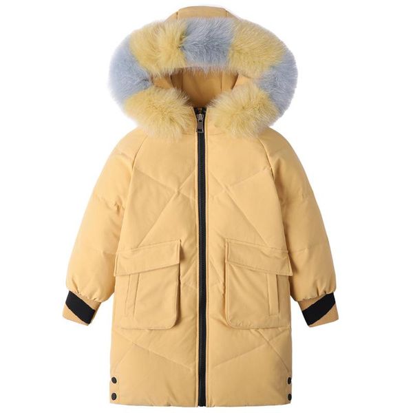 down coat kids fashion thick snowsuit children girls loose plush hooded jacket teen solid color zipper outerwear mid-length 8 10y, Blue;gray
down coat kids fashion thick snowsuit children girls loose plush hooded jacket teen solid color zipper outerwear mid-length 8 10y, Blue;gray