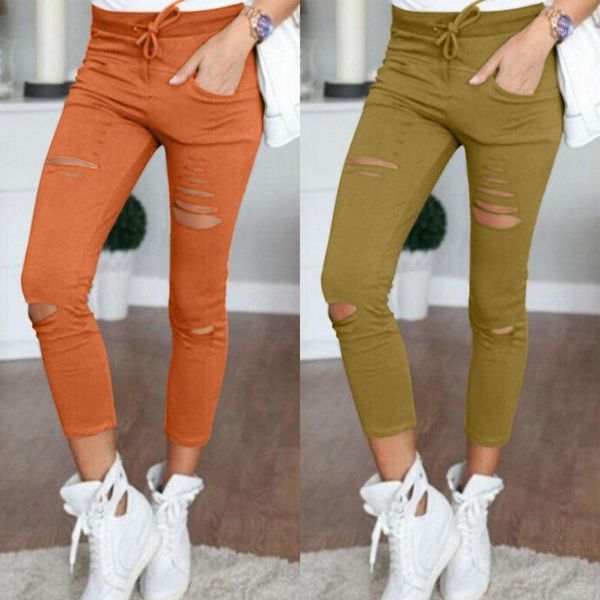 women high waist stretch slim pants women's streetwear orange trousers for leggings female & capris, Black;white
women high waist stretch slim pants women's streetwear orange trousers for leggings female & capris, Black;white