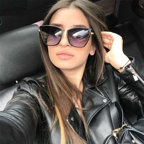 sunglasses 2021 cat eye women brand designer legend vintage metals women's glass eyes feminino gafas de sol uv400, White;black
sunglasses 2021 cat eye women brand designer legend vintage metals women's glass eyes feminino gafas de sol uv400, White;black