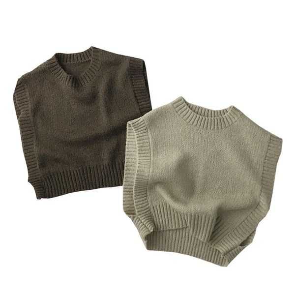 pullover sleeveless fashion girls sweater vests cotton winter boys knitwear fall clothes for kids toddler, Blue
pullover sleeveless fashion girls sweater vests cotton winter boys knitwear fall clothes for kids toddler, Blue
