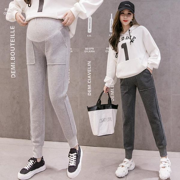 maternity bottoms 822# 2021 autumn sports casual pants high waist adjustable belly clothes for pregnant women pregnancy trousers, White
maternity bottoms 822# 2021 autumn sports casual pants high waist adjustable belly clothes for pregnant women pregnancy trousers, White