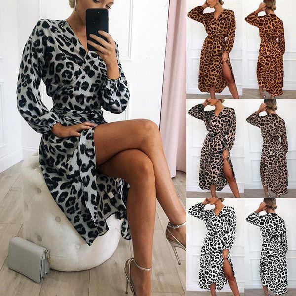 casual dresses fashion women long sleeve loose v-neck leopard print party cocktail midi dress pullover autumn clothes, Black;gray
casual dresses fashion women long sleeve loose v-neck leopard print party cocktail midi dress pullover autumn clothes, Black;gray